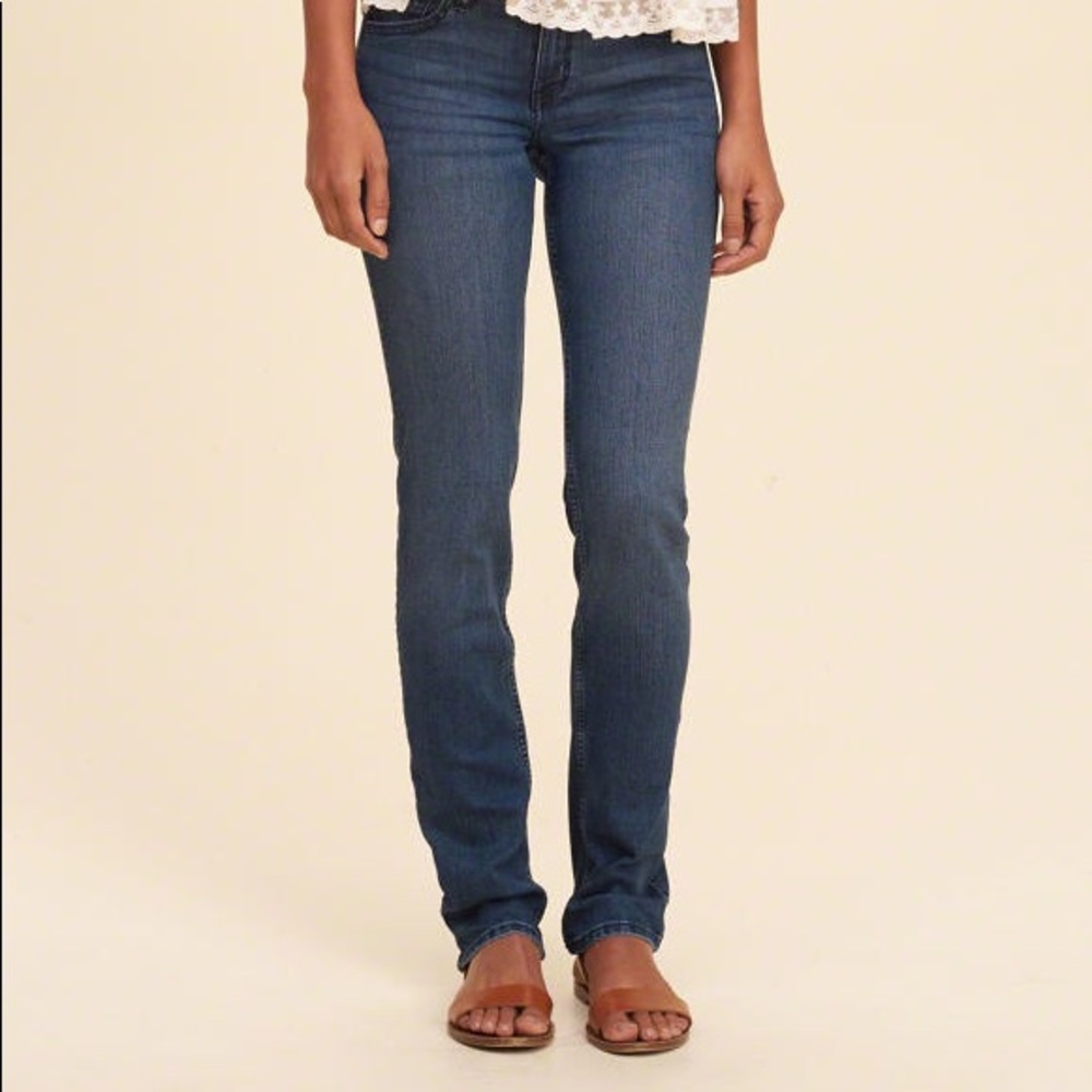 HOLLISTER SKINNY JEANS SIZE 1L MEDIUM WASH REALRIP